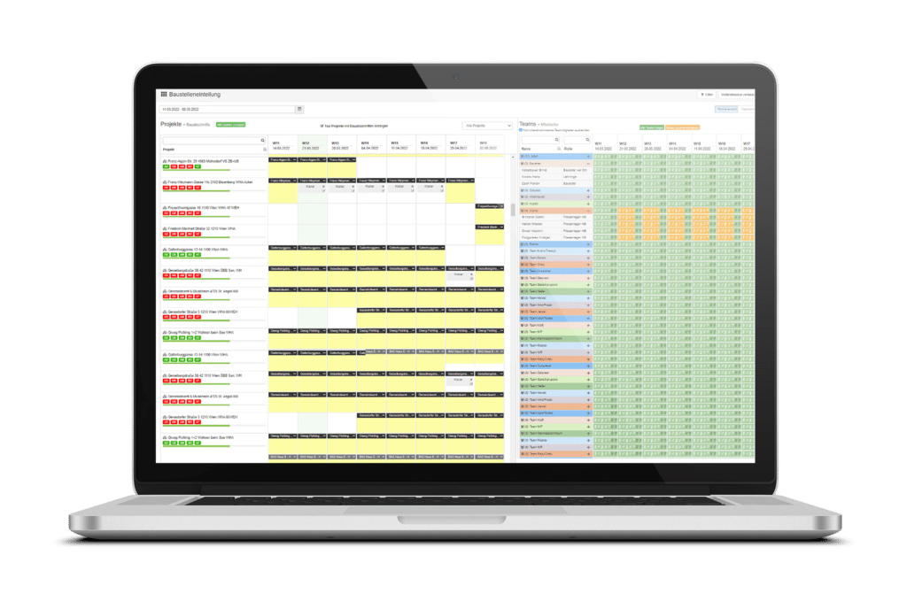 Digitale Personaleinsatzplanung